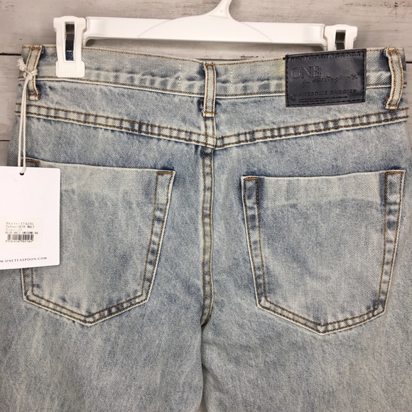 One Teaspoon Distressed Awesome Baggies Jeans - Picture 5 of 8